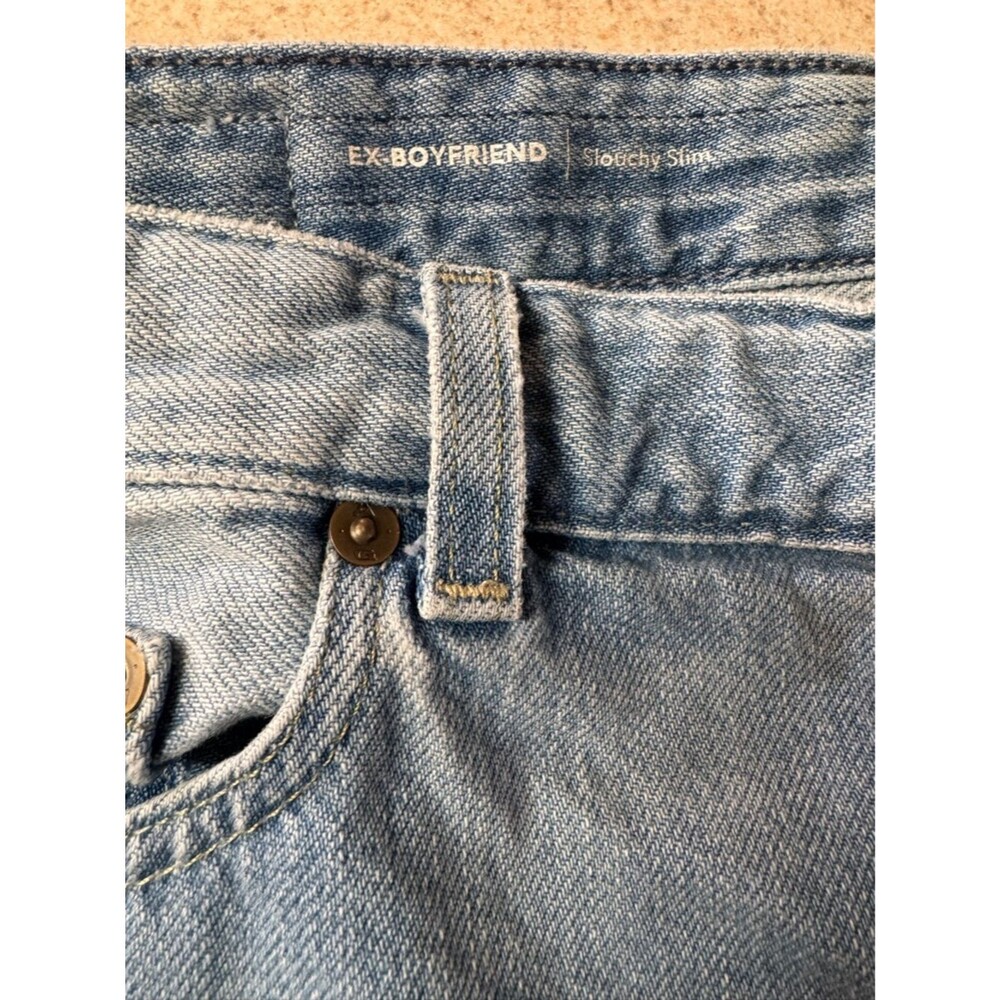 AG Adriano Goldschmied Ex-Boyfriend Slim Jeans 28 Light Wash Cotton - Picture 5 of 7